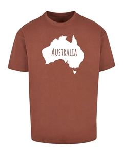Футболка AUSTRALIA X, коричневый Merchcode