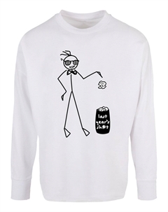 Лонгслив LAST YEAR, белый Merchcode