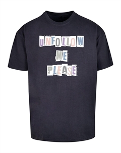 Футболка PLEASE, темно-синий/светло-голубой Merchcode