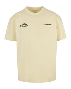 Футболка BARELY AWAKE, светло-желтого Merchcode