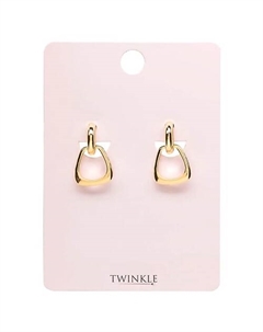 Серьги-клипсы CLASSIC GOLD Twinkle