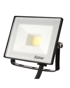 Прожектор светодиодный уличный Profi 53406 2 20 Вт 2000 Лм 180-240В холодный белый свет 6500К IP65 черный Ritter