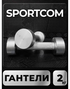 Гантели Sportcom неразборные металлические 2 кг 2 шт Barfits