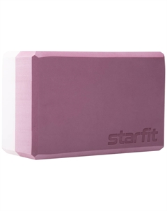 Блок для йоги STARFIT YB-201 EVA, 22,8х15,2х10 см, 350 гр, пыльная роза Barfits