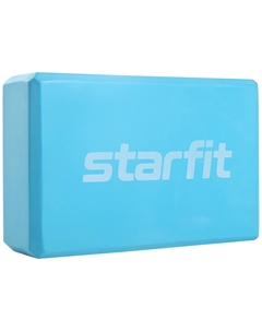 Блок для йоги STARFIT Core YB-200 EVA, 8 см, 115 гр, 22,5х15 см, синий пастель Barfits