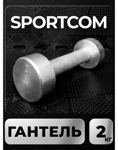 Гантель Sportcom неразборная металлическая 2 кг Barfits
