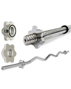 Гриф для штанги EZ-образный хром. L 120 D 26 Barfits