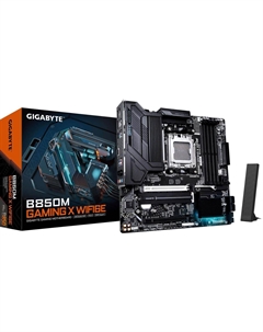 Материнская плата B850M GAMING X WIFI6E, AM5, AMD B850, 4xDDR5 DIMM, PCI-Ex16, 4SATA3, 7.1-ch, 2.5GLAN, 5 USB 3.2, 2 USB Type-C, HDMI, DP, mATX, Retail Gigabyte