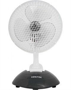 Вентилятор настольный осевой CENTEK CT-5003 20 Вт, скоростей: 2, лопасти 15 см, наклон, серый (CT-5003) 1 шт Centek