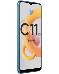Смартфон Realme C11 (2021), 6.5" 1600x720 TFT, Unisoc SC9863A, 2Gb RAM, 32Gb, 3G/4G, Wi-Fi, BT, Cam, 2-Sim, 5000 мА⋅ч, Micro-USB, Android 11, синий (5995092)