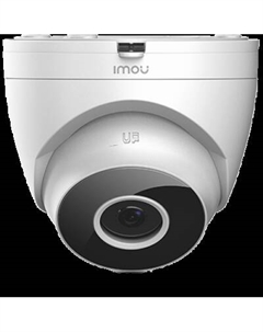 IP-камера IPC-T22A 2.8мм, купольная, 2Мпикс, CMOS, до 1920x1080, до 25кадров/с, ИК подсветка 30м, POE, -30 °C/+60 °C, белый (IPC-T22AP-0280B-) Imou