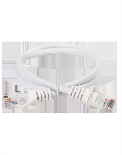 Патч-корд UTP кат.6, 5м, RJ45-RJ45, белый, LSZH, (PC08-C6UL-5M) Itk