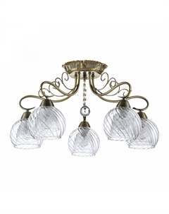 Люстра потолочная Nella E14 200 Вт 13 кв.м (FR2662-PL-05-BZ) Freya