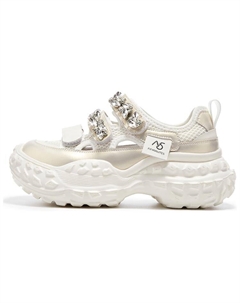 Кроссовки женские толстые низкие, цвет Champagne Gold 15 mins