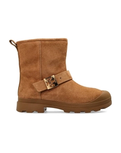 Кожаные ботильоны, бежевый Tory burch