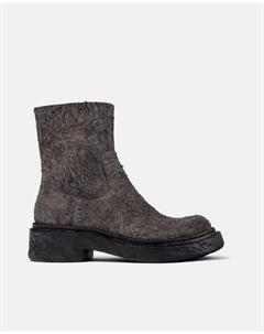 Кожаные ботильоны унисекс Vamonos с анималистичным принтом, серый Camper lab