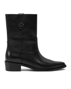 Западные ботинки, черный Tory burch