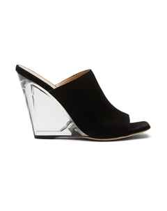 Туфли Lucite 100 на танкетке, черный Stuart weitzman