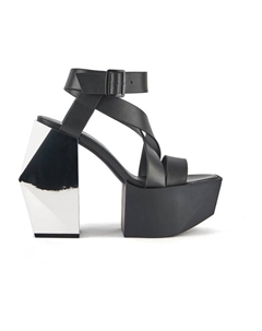 Босоножки на высоком каблуке, мультиколор United nude