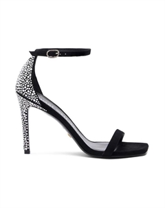 Сандалии с кристаллами, черный Stuart weitzman