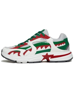 Кроссовки мужские Lifestyle Shoes Men Low-Top, белый/зеленый A bathing ape®