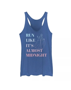 Майка с рисунком Disney Cinderella Juniors Run Like Midnight в стиле омбре Licensed character
