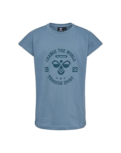 Футболка с принтом MALIN, цвет blue mirage Hummel