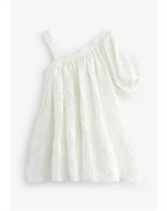 Дневное платье One Shoulder Regular Fit, цвет слоновой кости Next