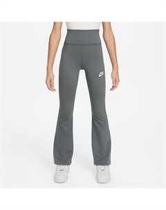 Расклешенные леггинсы Classics с высокой талией для девочек 7–16 лет, серый Nike