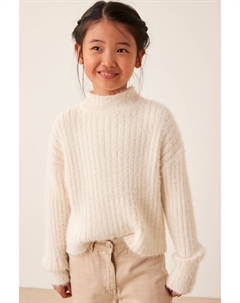 Мягкий свитер с широким воротником (3-16 лет), бежевый Next