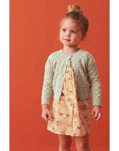 Свитер с кружевной отделкой (от 3 месяцев до 10 лет), зеленый Next