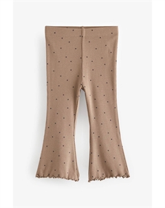 Расклешенные леггинсы в рубчик (от 3 месяцев до 7 лет), коричневый Next