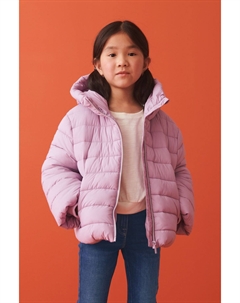 Утепленный плащ (3-16 лет), фиолетовый Next