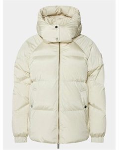 Пуховик стандартного кроя, экрю Woolrich