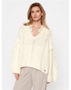 Пончо свободного кроя, экрю Twinset