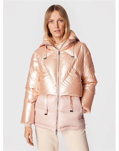 Пуховик стандартного кроя, розовый Diego m