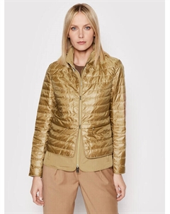 Пуховик стандартного кроя, коричневый Diego m