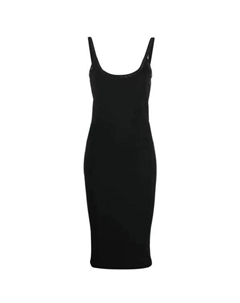 Платье crystal-embellished jersey dress, черный Alexander wang