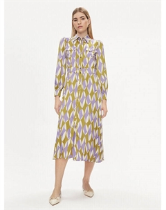 Платье-рубашка стандартного кроя, мультиколор Liu jo