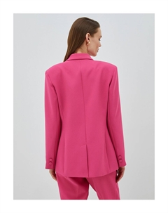 Двубортный пиджак с карманом с клапаном, розовый Koton