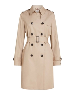 Тренч Between-Seasons Coat, бежевый Tommy hilfiger