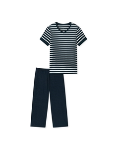 Пижамы в повседневном стиле, цвет Nachtblau Schiesser