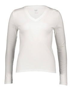 Лонгслив Longsleeve, белый Gap