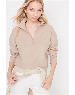 Толстовка Sweatshirt, бежевый Trendyol