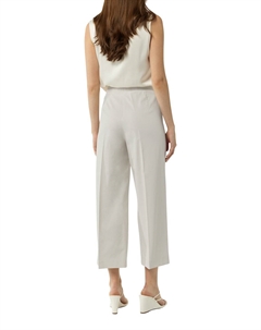 Брюки MIT SEITLICHEM REISSVERSCHLUSS UND SEMI-WIDE-LEG, песочный Comma,