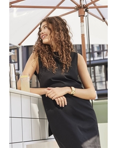 Платье мини с бантом на спине, черный Jdy