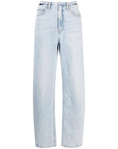 Прямые джинсы из хлопка с вырезами, синий Alexander wang