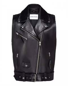 Байкерский жилет оверсайз e, мультиколор Stand studio