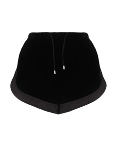 Бархатные шорты, черный Saint laurent