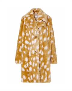 Простое пальто на пуговицах, бежевый Burberry